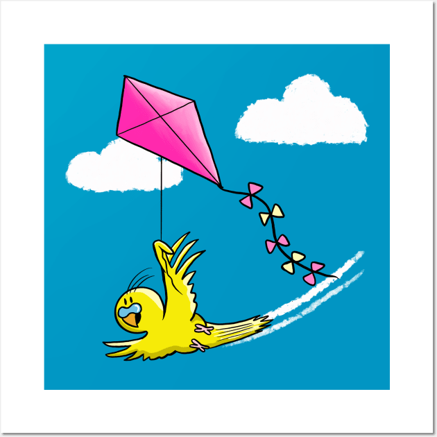 Flying a Kite Wall Art by Hallo Molly